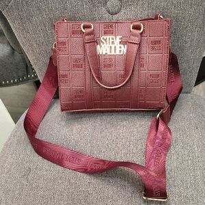 Steve Madden Maroon Crossbody Bag
